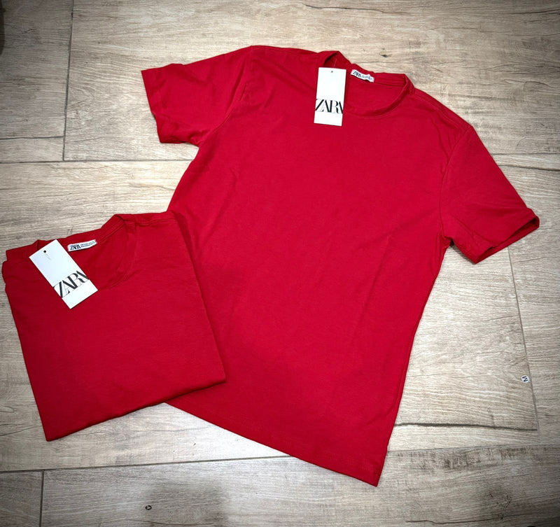 Camisa Básica Zara Vermelha